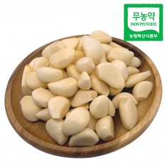 [맑은참]친환경 무농약 꼭지제거 깐마늘(대) 1kg