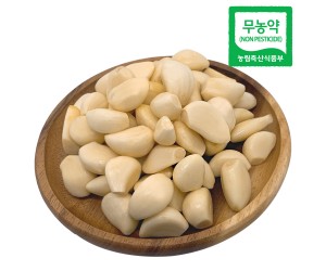 [맑은참]친환경 무농약 꼭지제거 깐마늘(대) 1kg